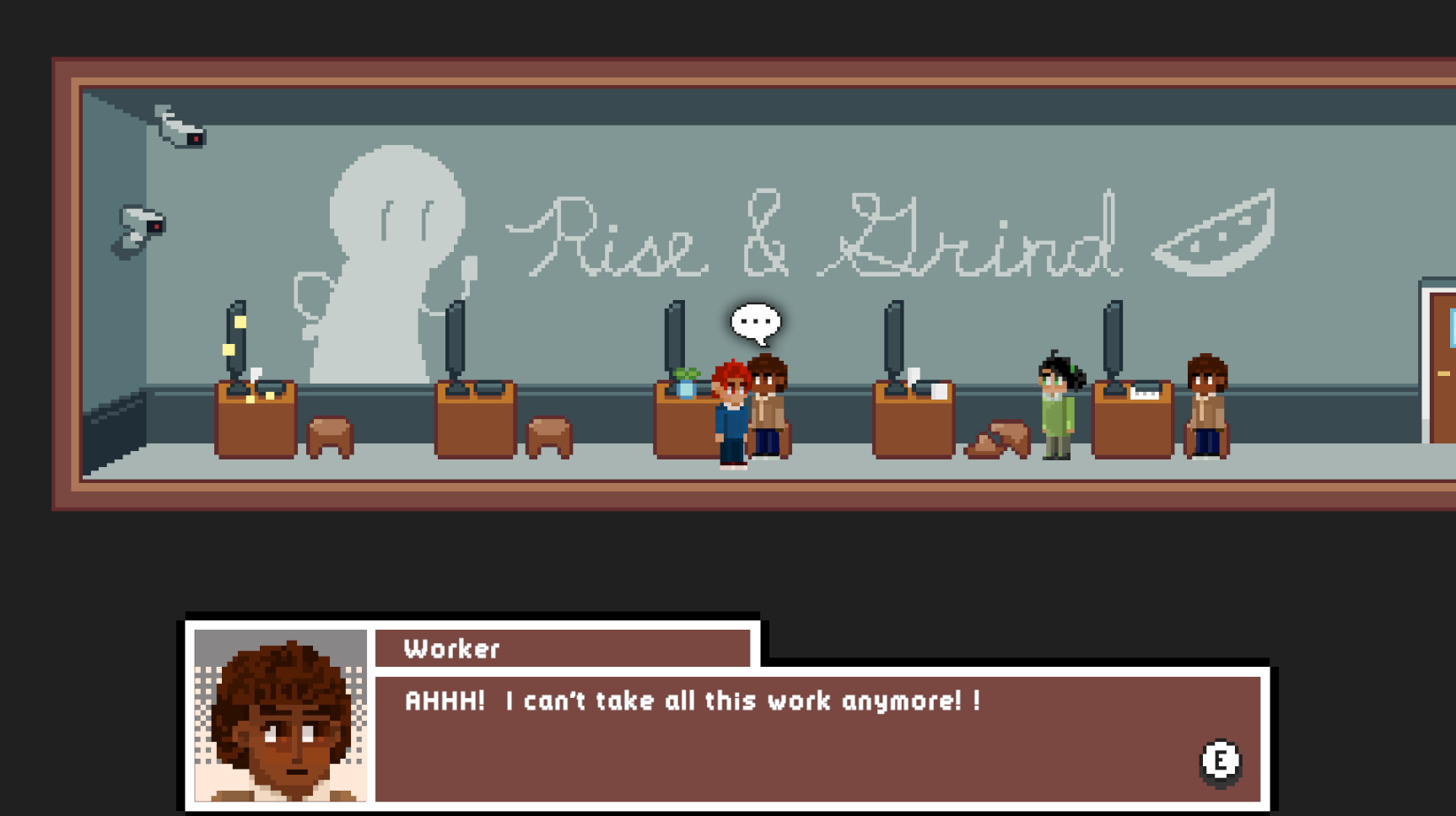 Meddlesome Company main menu screen