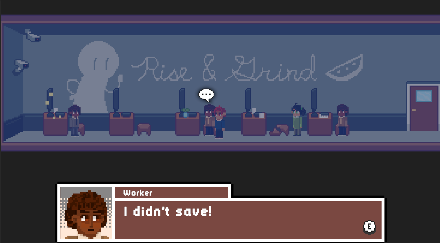 Meddlesome Company main menu screen